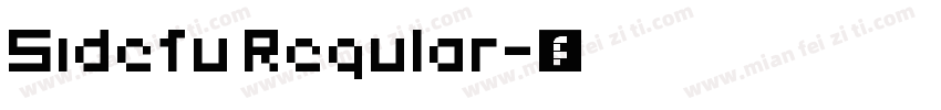 Sidefu Regular字体转换